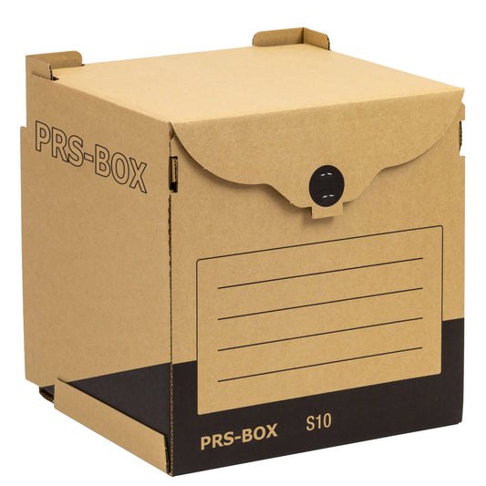 PRS Sammelbehälter S10, Natur/Schwarz, 10 Stück (Vorher PRESSEL)