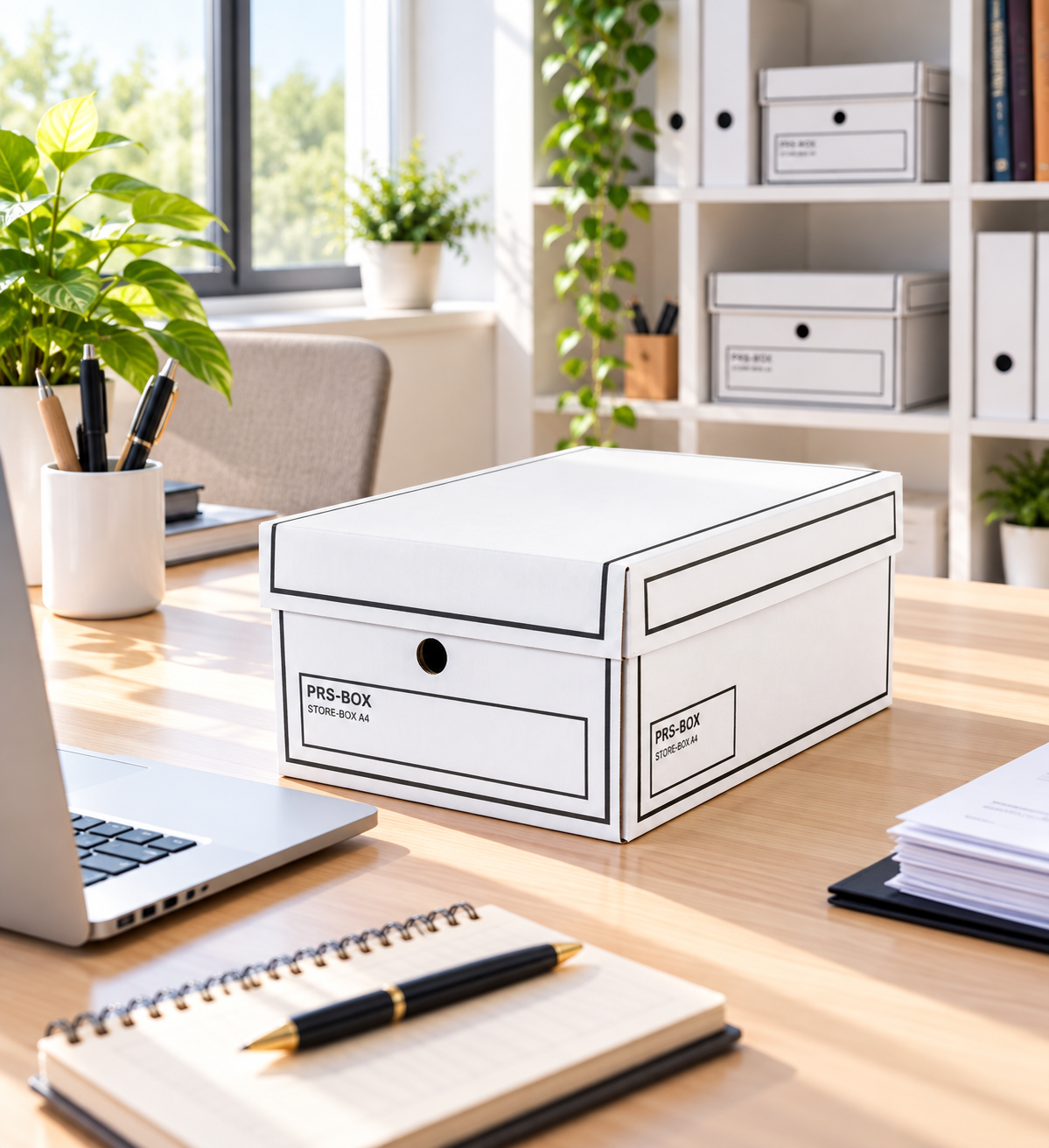 PRS Storage Boxes A4, White, Buy 1 Get 1 Free