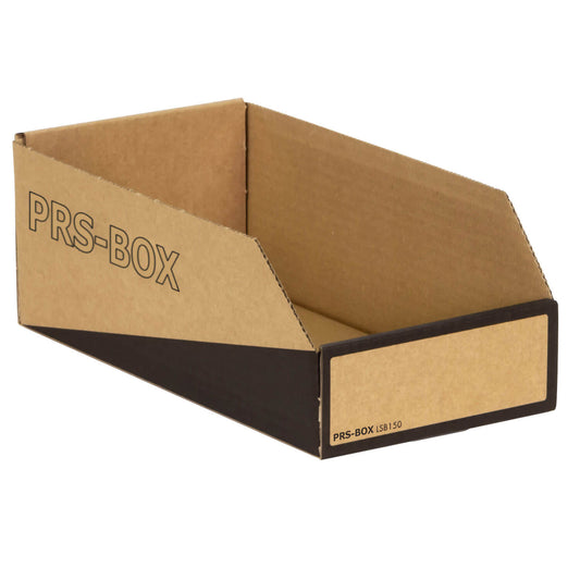 PRS Lagersichtbox LSB150 Natur/Schwarz, 305x150x110mm, 20 Stück