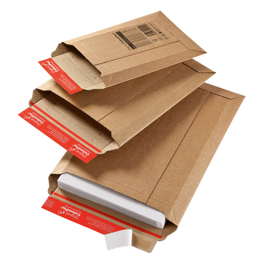 ColomPac extrem starke Versandtasche aus Wellpappe, braun, diverse Formate